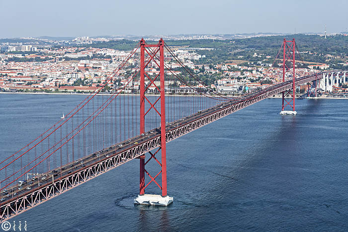 Pont du 25 avril à Lisbonne.